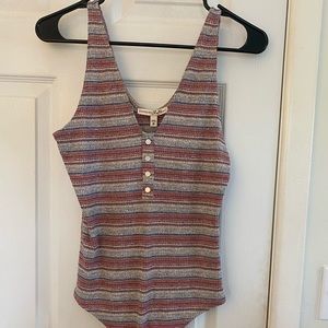 Express One Eleven Stripe Bodysuit